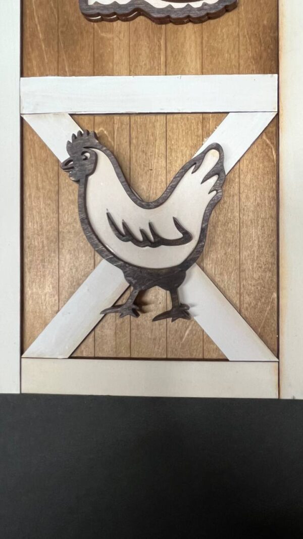 Shop Wyoming Rustic Barn Door LOVE Sign – Farmhouse Wall Decor, Hand-Painted Wooden Sign, Country Home Decor