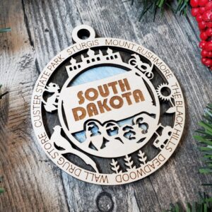 Shop Wyoming South Dakota Ornament – Mount Rushmore & Black Hills State Souvenir