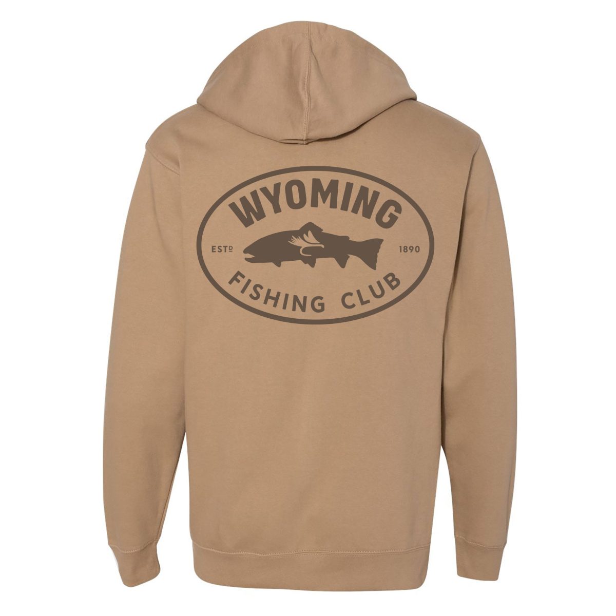 Shop Wyoming Wyoming Fishing Club Hoodie Shop Wyoming Wyoming Fishing Club Hoodie