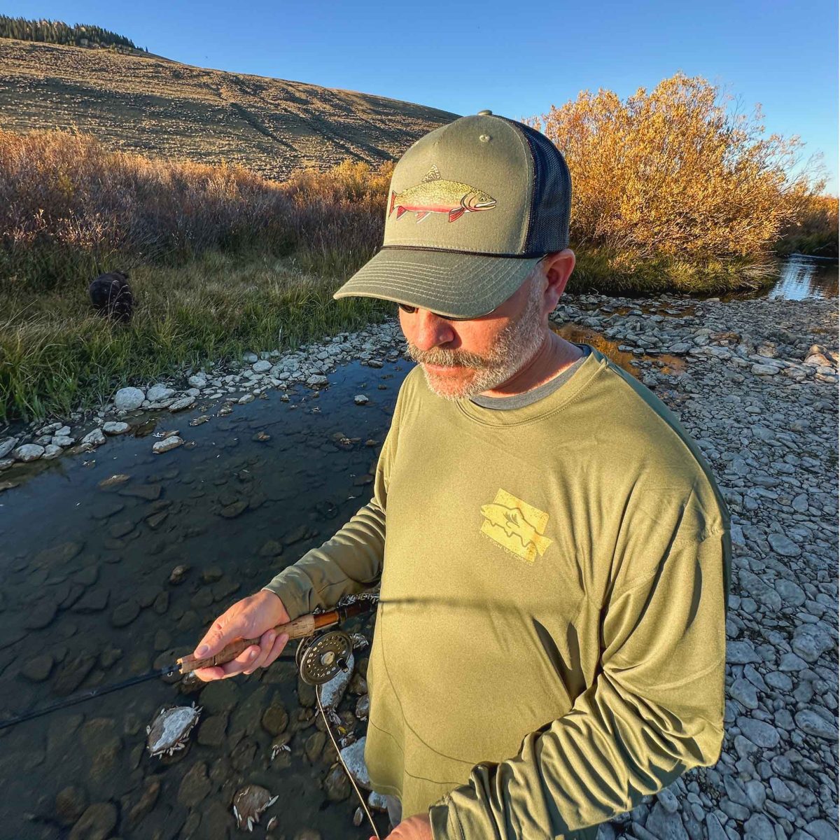 Shop Wyoming Chasing Brookies Performance Long Sleeve Shop Wyoming Chasing Brookies Performance Long Sleeve