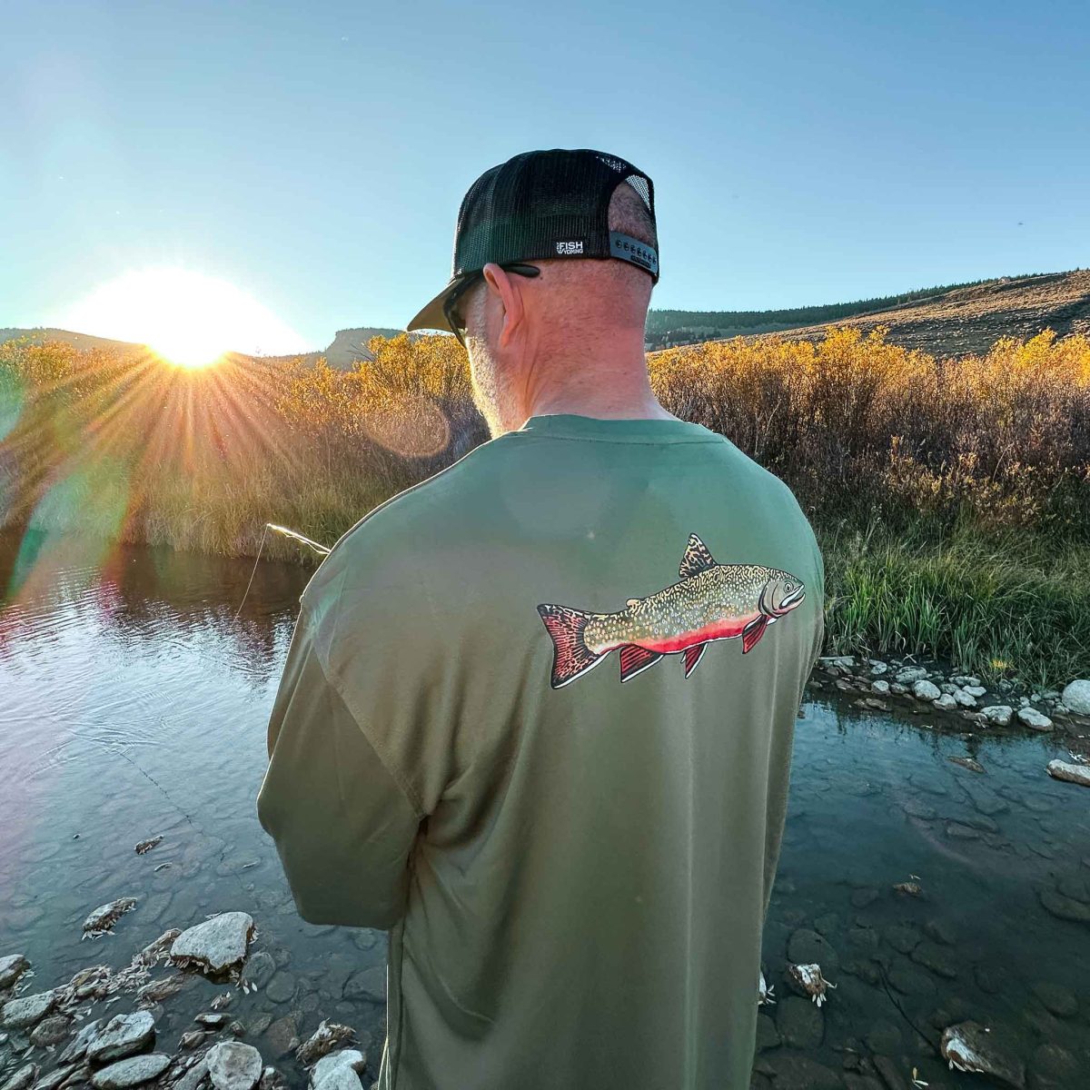 Shop Wyoming Chasing Brookies Performance Long Sleeve Shop Wyoming Chasing Brookies Performance Long Sleeve