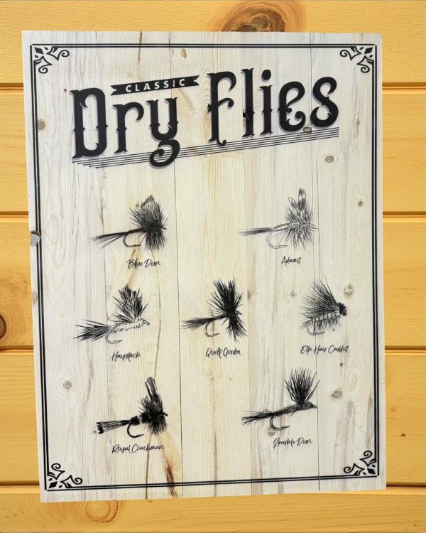 Shop Wyoming Dry Flies Wooden Decor
