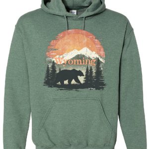 Shop Wyoming Wyoming MTN bear Hoodie Shop Wyoming Wyoming MTN bear Hoodie