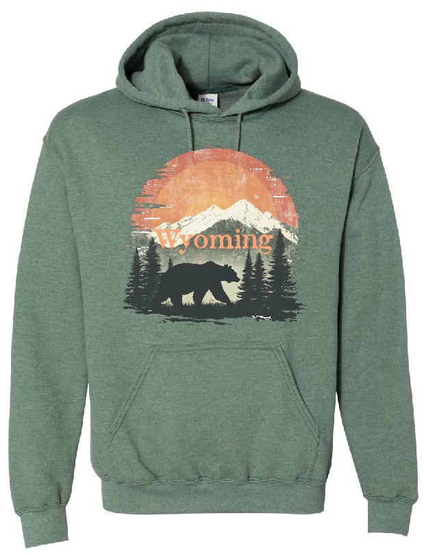 Shop Wyoming Wyoming MTN bear Hoodie Shop Wyoming Wyoming MTN bear Hoodie