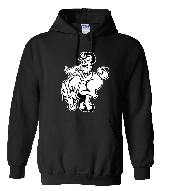Shop Wyoming Wyoming Cowboy Youth Hoodie or T-Shirt Shop Wyoming Wyoming Cowboy Youth Hoodie or T-Shirt