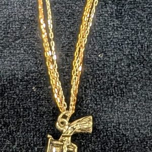 Shop Wyoming Silver Gun Charm Multi-Strand Necklace