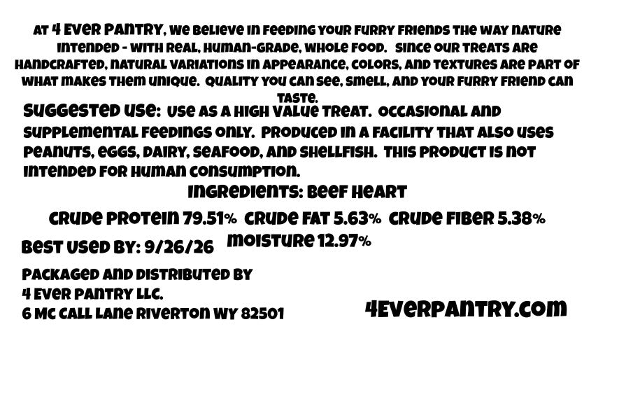 Shop Wyoming Beef Heart: Premium Treats Your Pet’s New Obsession That Dogs & Cats Both Crave Shop Wyoming Beef Heart: Premium Treats Your Pet’s New Obsession That Dogs & Cats Both Crave