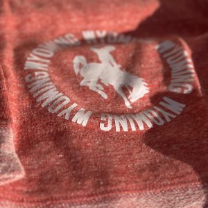 Shop Wyoming Youth Wyoming Red Crewneck