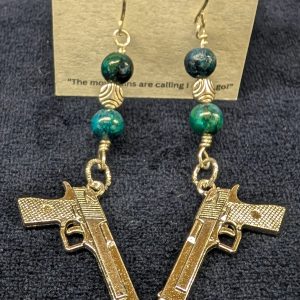 Shop Wyoming Handmade Handgun Charm Earrings