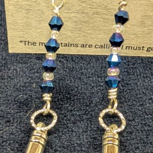 Shop Wyoming Silver Bullet Cartridge Charm Earrings Shop Wyoming Silver Bullet Cartridge Charm Earrings