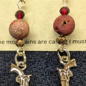 Shop Wyoming Handmade Gun Charm Earrings Shop Wyoming Handmade Gun Charm Earrings