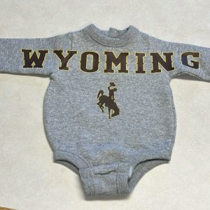 Shop Wyoming Varsity Wyoming Infant Crewneck