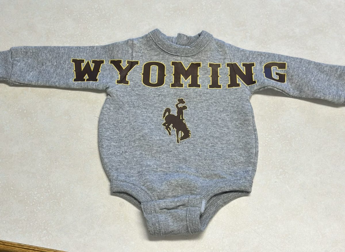 Shop Wyoming Varsity Wyoming Infant Crewneck Shop Wyoming Varsity Wyoming Infant Crewneck