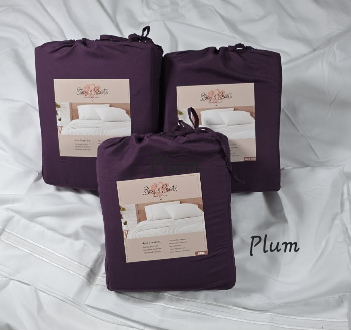 Shop Wyoming Luxurious Brushed Microfiber Bed Sheets – Plum Shop Wyoming Luxurious Brushed Microfiber Bed Sheets – Plum
