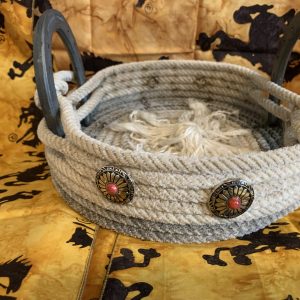 Shop Wyoming Lariat Horseshoe Basket Shop Wyoming Lariat Horseshoe Basket
