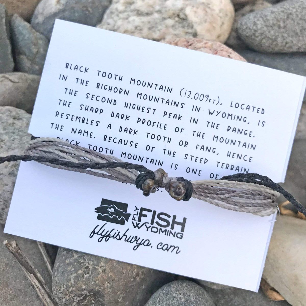 Shop Wyoming Black Tooth Mountain Bracelet Shop Wyoming Black Tooth Mountain Bracelet