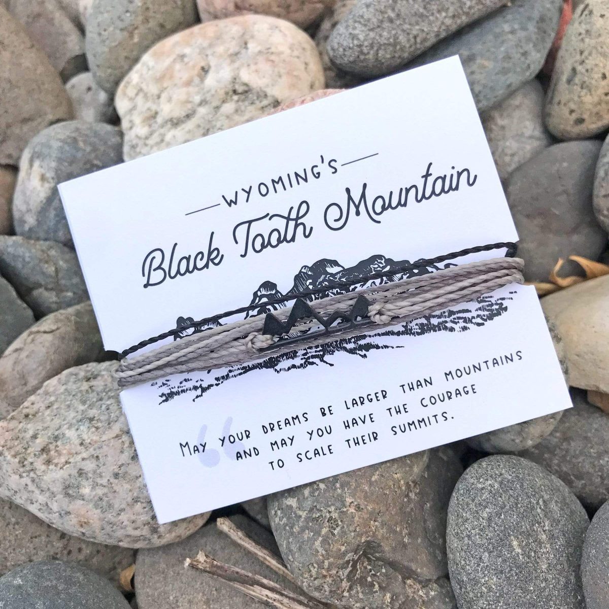 Shop Wyoming Black Tooth Mountain Bracelet Shop Wyoming Black Tooth Mountain Bracelet