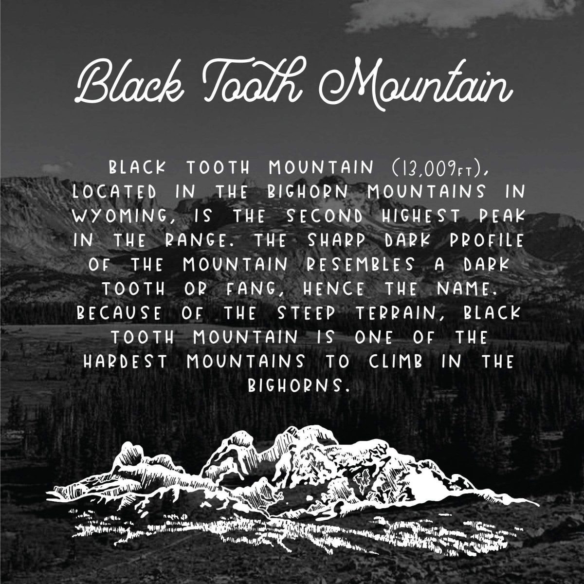 Shop Wyoming Black Tooth Mountain Bracelet Shop Wyoming Black Tooth Mountain Bracelet