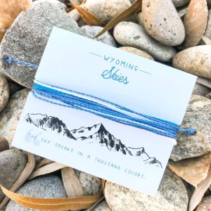 Shop Wyoming Wyoming Skies Woven Bracelet Shop Wyoming Wyoming Skies Woven Bracelet
