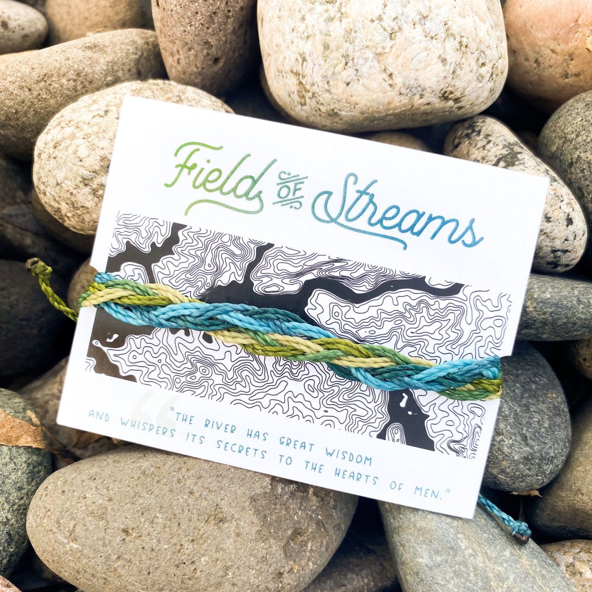 Shop Wyoming Field of Streams Bracelet Shop Wyoming Field of Streams Bracelet