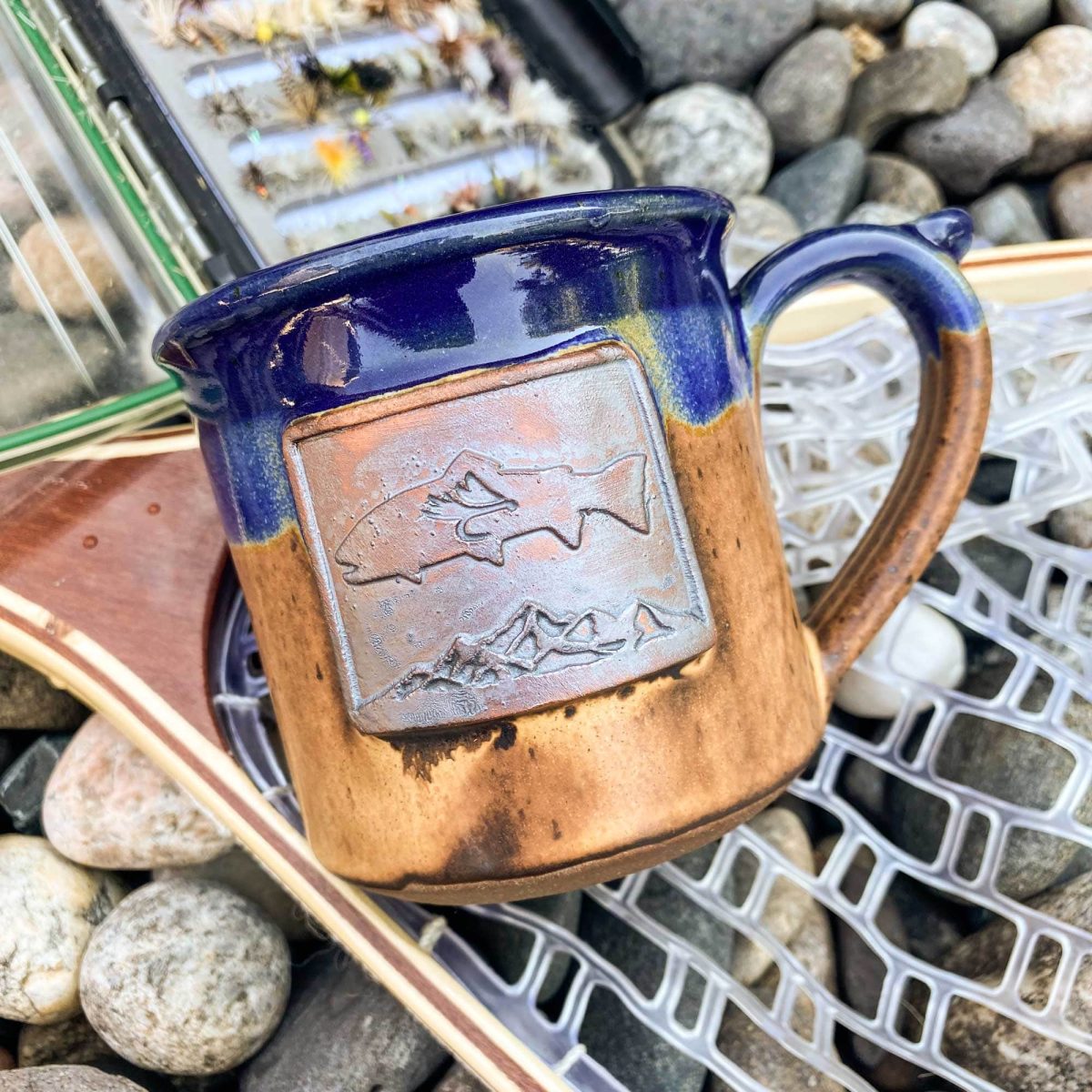 Shop Wyoming Handmade Wyoming Mountain Trout Mugs Shop Wyoming Handmade Wyoming Mountain Trout Mugs