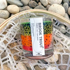 Shop Wyoming Wyo Brook Trout Pattern Candle Shop Wyoming Wyo Brook Trout Pattern Candle