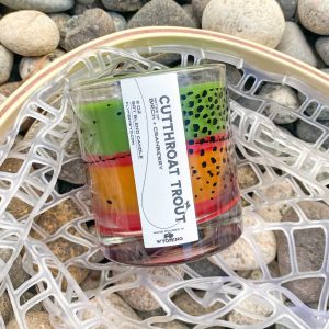 Shop Wyoming Wyo Cutthroat Trout Pattern Candle Shop Wyoming Wyo Cutthroat Trout Pattern Candle