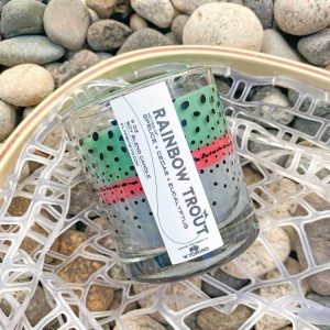 Shop Wyoming Wyo Rainbow Trout Pattern Candle Shop Wyoming Wyo Rainbow Trout Pattern Candle