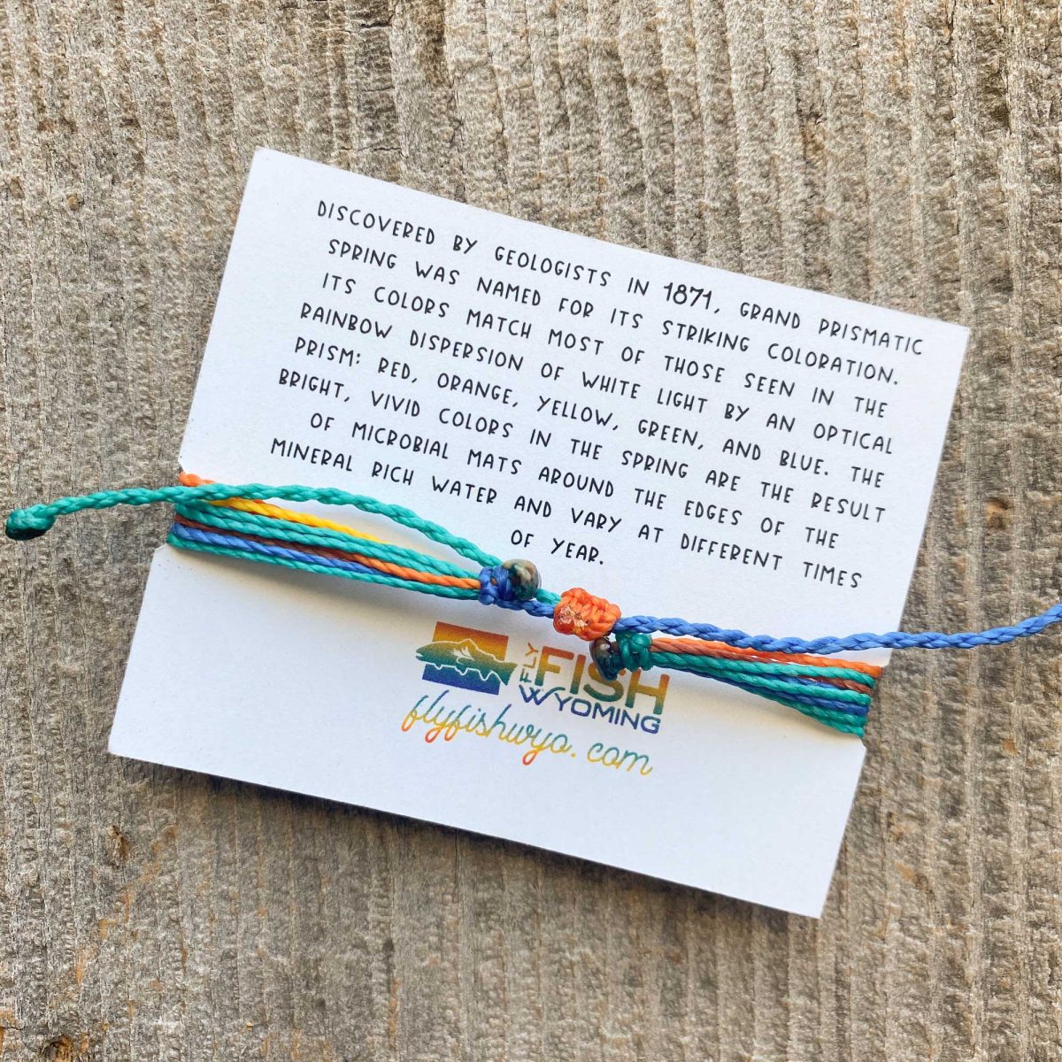 Shop Wyoming Yellowstone’s Grand Prismatic Bracelet Shop Wyoming Yellowstone’s Grand Prismatic Bracelet