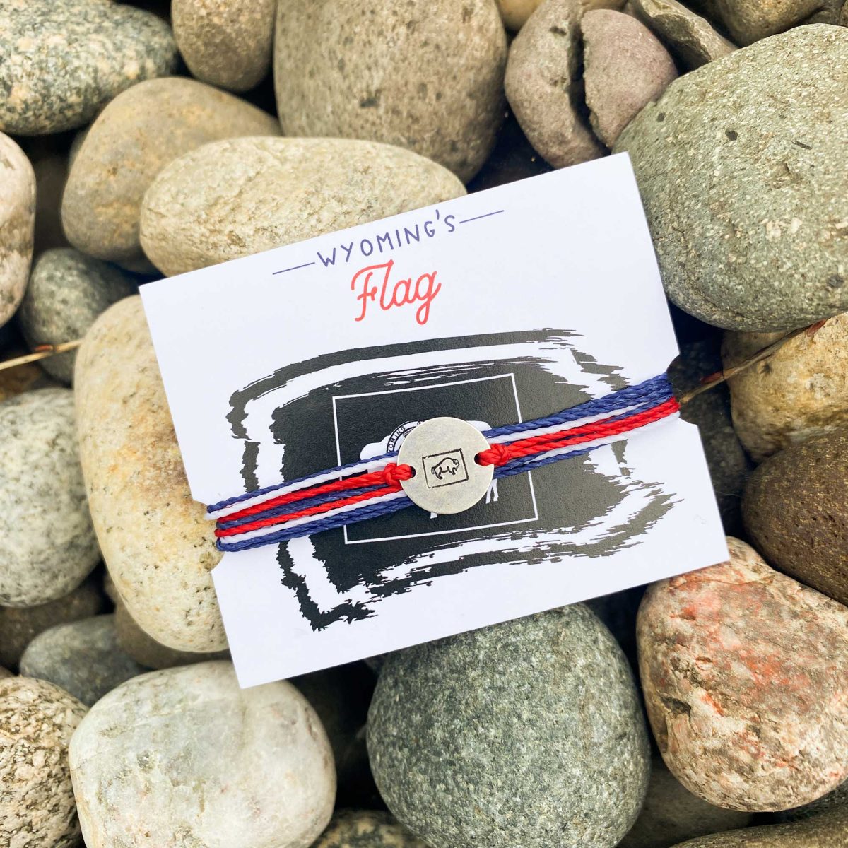 Shop Wyoming Wyoming Flag Bracelet Shop Wyoming Wyoming Flag Bracelet