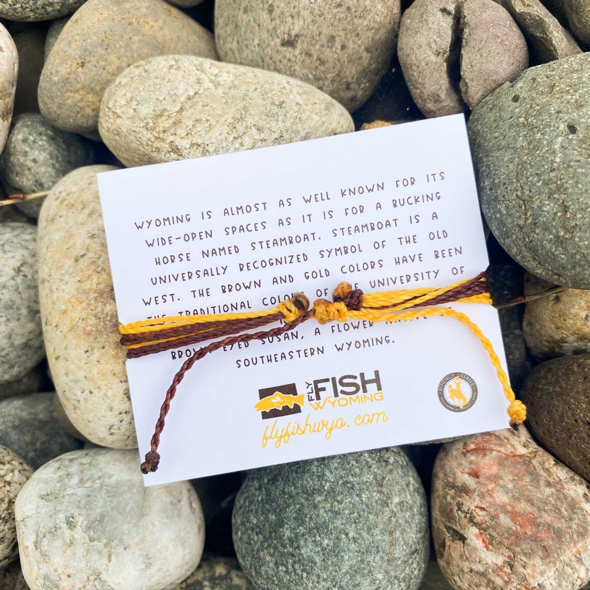 Shop Wyoming Wyoming Cowboys Brown and Gold Bracelet (Limited Edition) Shop Wyoming Wyoming Cowboys Brown and Gold Bracelet (Limited Edition)