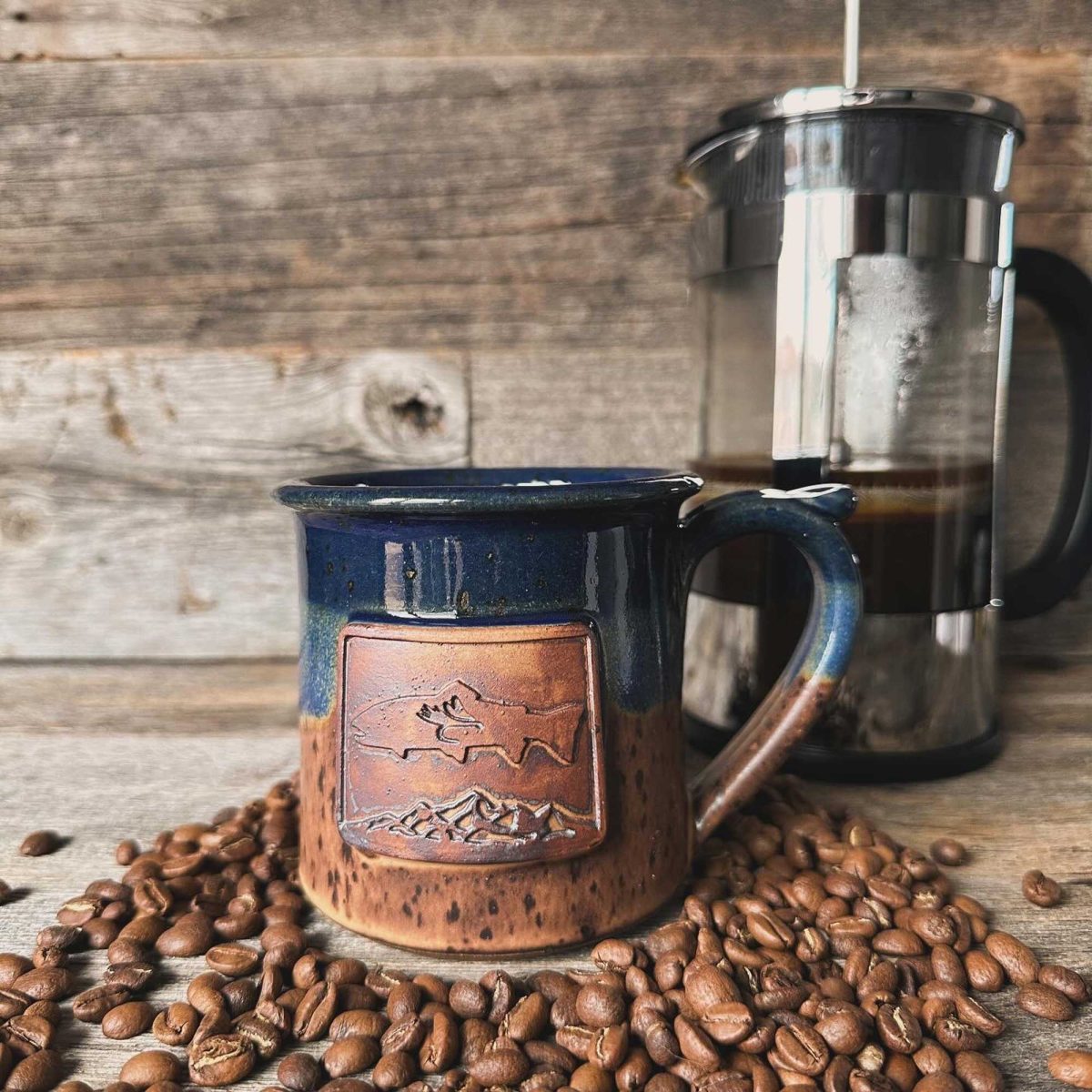 Shop Wyoming Handmade Wyoming Mountain Trout Mugs Shop Wyoming Handmade Wyoming Mountain Trout Mugs