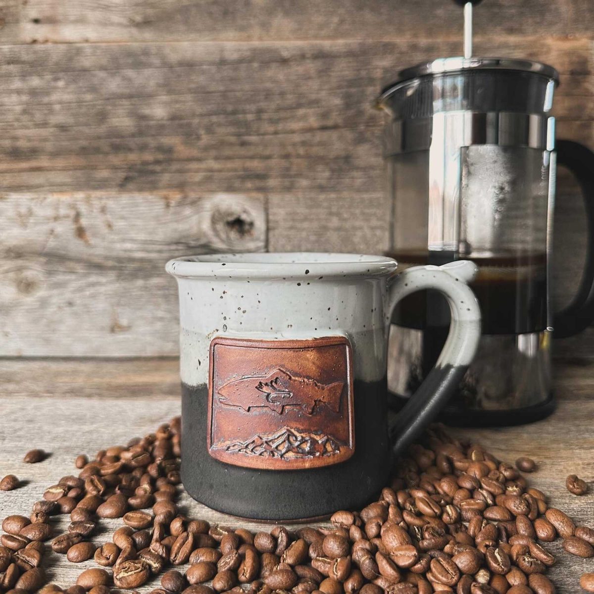 Shop Wyoming Handmade Wyoming Mountain Trout Mugs Shop Wyoming Handmade Wyoming Mountain Trout Mugs