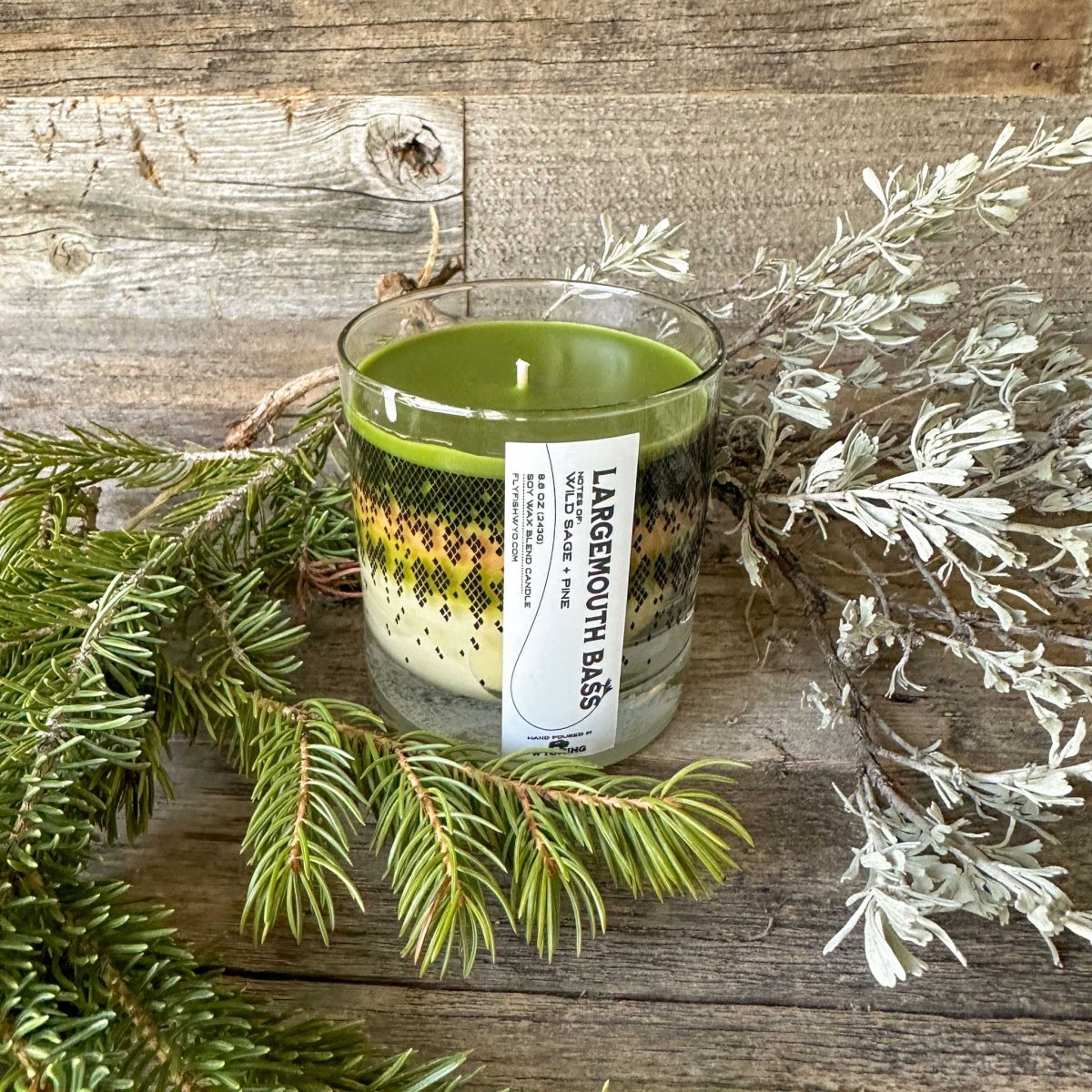 Shop Wyoming Wyo Largemouth Bass Candle Shop Wyoming Wyo Largemouth Bass Candle