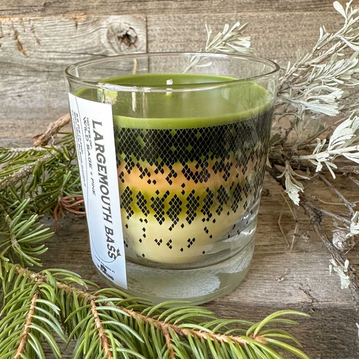 Shop Wyoming Wyo Largemouth Bass Candle Shop Wyoming Wyo Largemouth Bass Candle