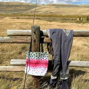Shop Wyoming Trout Pattern Tote Bags Shop Wyoming Trout Pattern Tote Bags