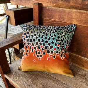 Shop Wyoming Brown 2.0 Trout Pillow Shop Wyoming Brown 2.0 Trout Pillow