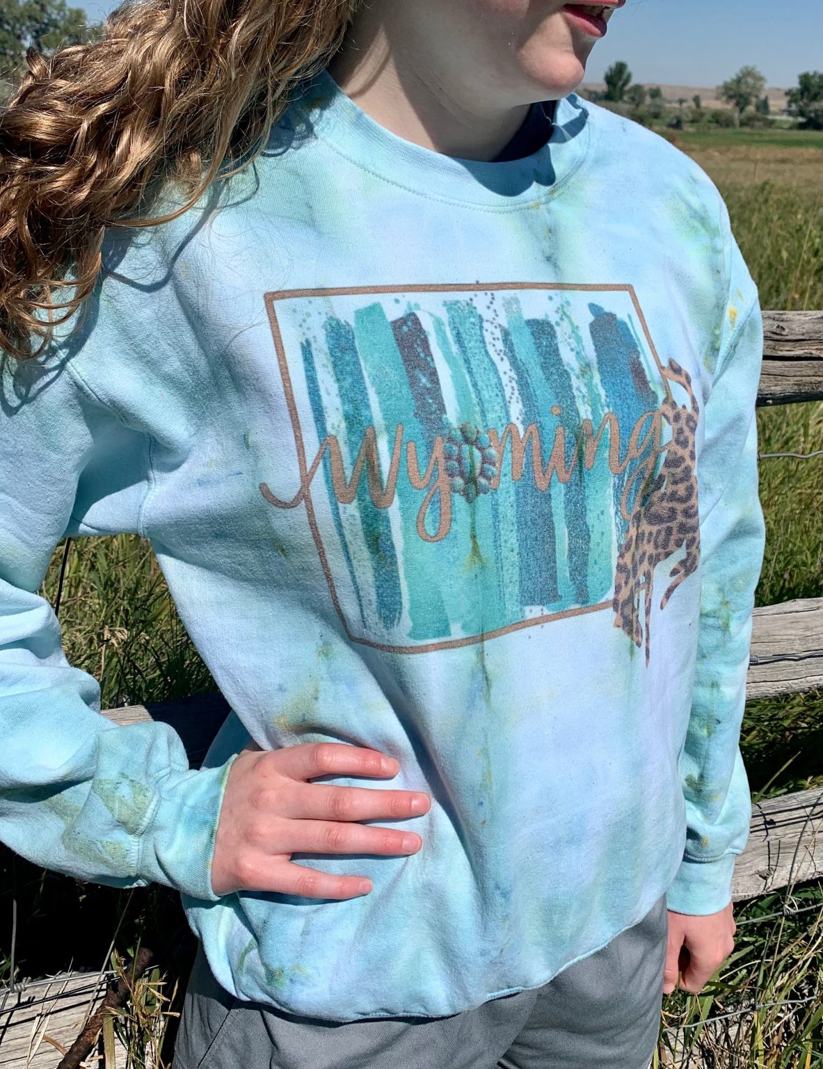 Shop Wyoming Custom Wyoming Crewneck Shop Wyoming Custom Wyoming Crewneck