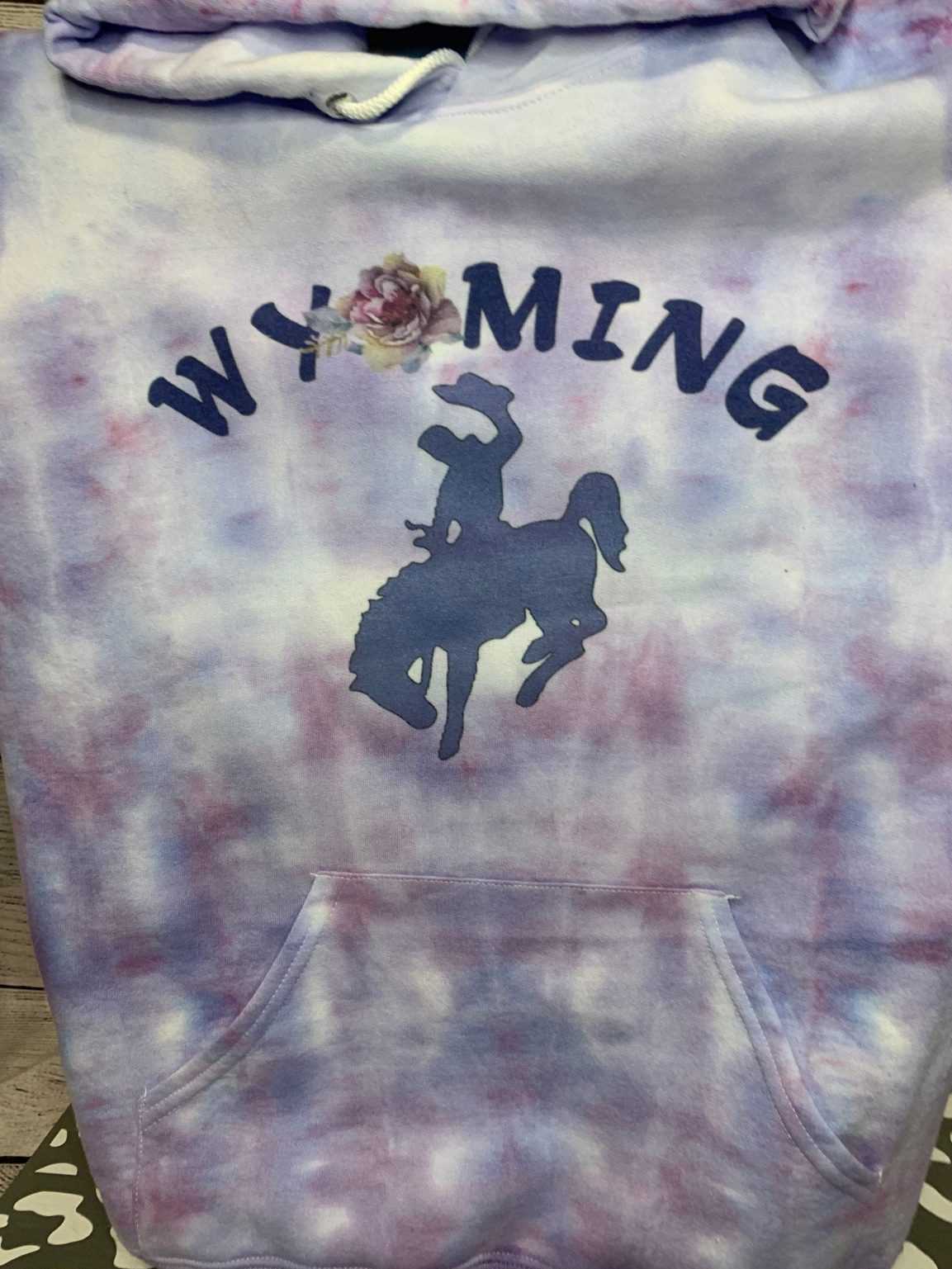Shop Wyoming Wyoming Hoodie in purple Shop Wyoming Wyoming Hoodie in purple