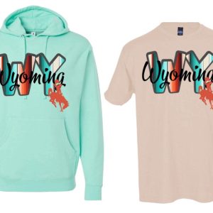 Shop Wyoming Wyoming Hoodie or T-Shirt Shop Wyoming Wyoming Hoodie or T-Shirt