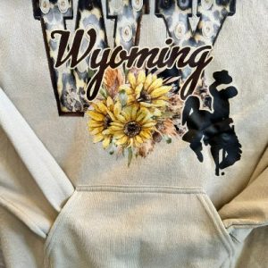 Shop Wyoming Wyoming Sunflower Hoodie, crewneck, or T-shirt Shop Wyoming Wyoming Sunflower Hoodie, crewneck, or T-shirt