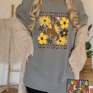 Shop Wyoming Wyoming Cowboys BOHO T-shirt Shop Wyoming Wyoming Cowboys BOHO T-shirt