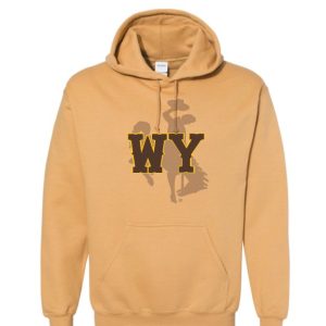 Shop Wyoming WY Faded horse Hoodie Shop Wyoming WY Faded horse Hoodie