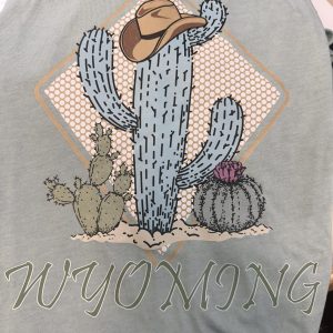 Shop Wyoming Wyoming Cactus T-shirt Shop Wyoming Wyoming Cactus T-shirt