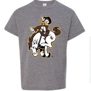 Shop Wyoming Wyoming Cowboy Youth Hoodie or T-Shirt Shop Wyoming Wyoming Cowboy Youth Hoodie or T-Shirt