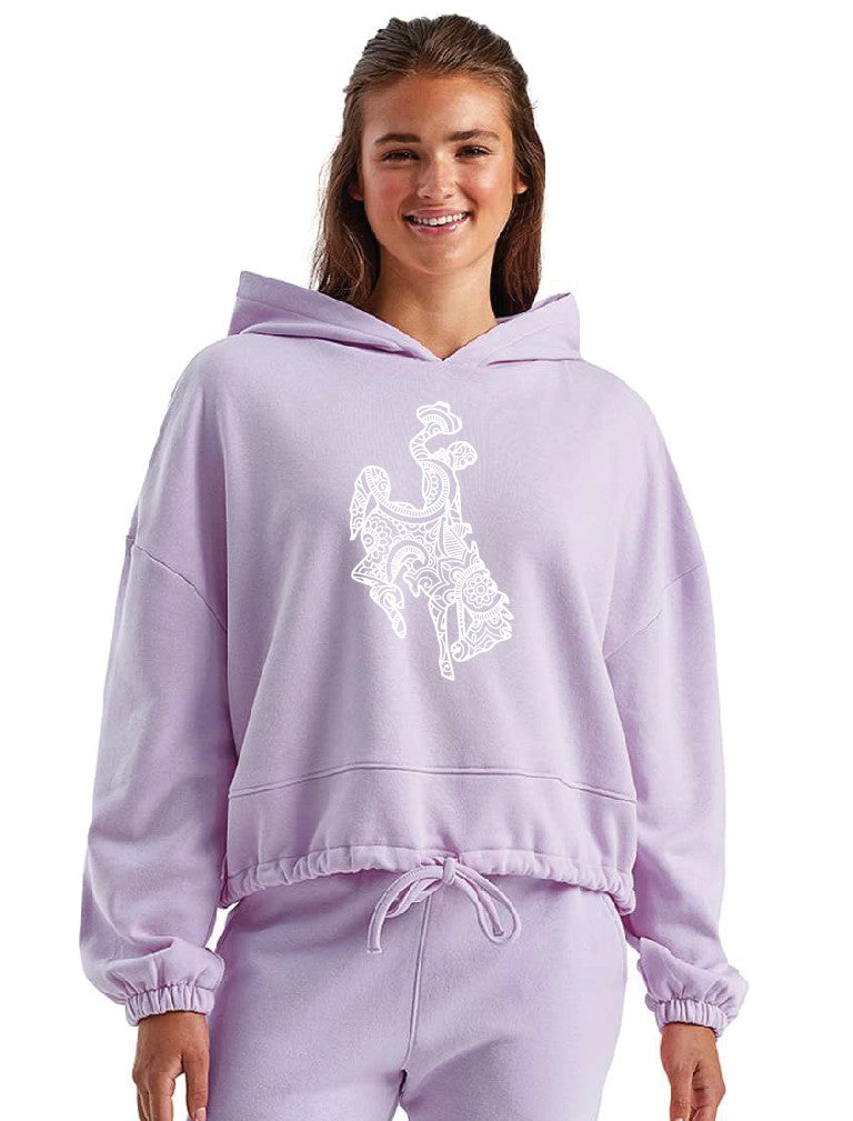 Shop Wyoming Women’s Wyoming Lilac Oversized Hoodie Shop Wyoming Women’s Wyoming Lilac Oversized Hoodie