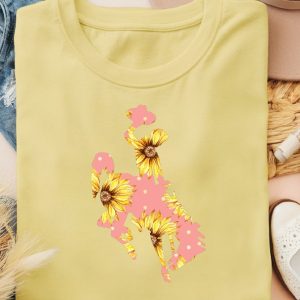 Shop Wyoming Spring Bucking Horse on Comfort Colors T-Shirt Shop Wyoming Spring Bucking Horse on Comfort Colors T-Shirt