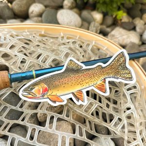 Shop Wyoming Trout Species Series – Snake River Cutthroat Sticker Shop Wyoming Trout Species Series – Snake River Cutthroat Sticker