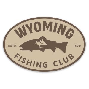 Shop Wyoming Wyoming Fishing Club Sticker Shop Wyoming Wyoming Fishing Club Sticker