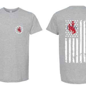 Shop Wyoming Wyoming 1776 Flag T-Shirt Shop Wyoming Wyoming 1776 Flag T-Shirt